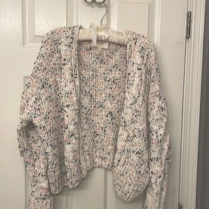 Jessica Simpson confetti sweater cropped, never been worn!